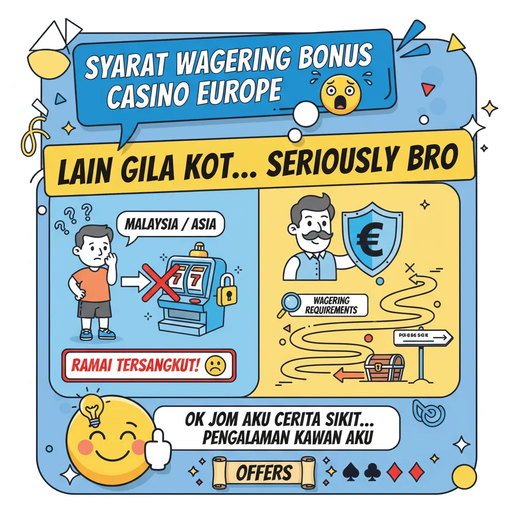 Syarat wagering bonus casino untuk pemain Europe