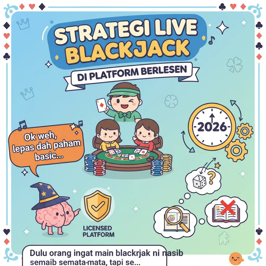 Strategi Live Blackjack di Platform Berlesen